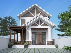 Thiết kế nhà cấp 4 có gác lửng: Tạo không gian sống đa năng và rộng rãi.