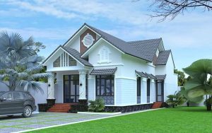 Thiết kế nhà cấp 4 có gác lửng: Thiết kế độc đáo, tạo cảm giác mới lạ.