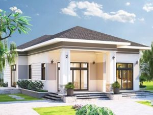 Mẫu thiết kế nhà cấp 4 mái thái nông thôn