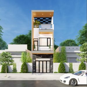 Thiết kế nhà phố 2 tầng siêu đẹp