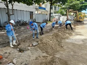 dự án đường ống nước thải công nghiệp Vietsopetro 05