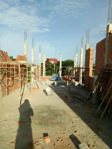 Nhà ở dân dụng cấp 4: phần xây tường